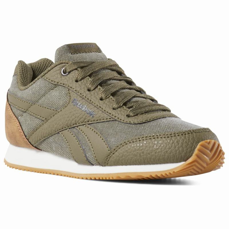 Tenisi Reebok Royal Classic Jogger 2 Baieti Masline Verzi/Maro/Albi Romania EK3837BF